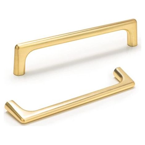 Möbelknöpfe Und -griffe, 2er-set Goldene Griffe, Goldene Möbelgriffe, Küchenschrankgriffe Aus Zinklegierung, 192 Mm Lochabstand, Gold