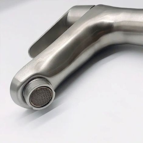 Einzelarmatur Aus Gebürstetem Edelstahl Sus304 Für Kaltwasser, Kleines Waschbecken, Waschtisch, Badezimmerarmatur, Gebürstetes Badezimmerwaschbecken