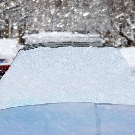Schneeschutz Für Die Windschutzscheibe Mit Seitenspiegelabdeckung, Anti-schnee-windschutzscheibenschutz Für Suvs, Dickere Ausführung