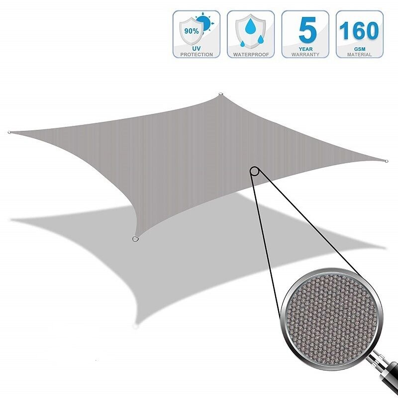 Wasserdichtes Sonnensegel 34 M, Sonnenschutznetz Für Garten Und Pool, Uv- Und Anti-aging-schutz