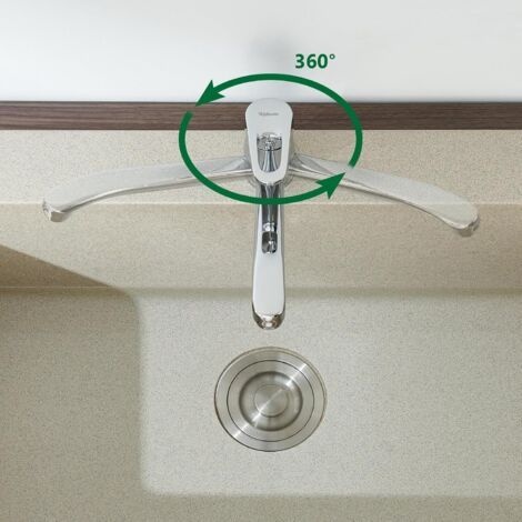 360° Schwenkbare Küchenarmatur, Hochdruck-mischbatterie
