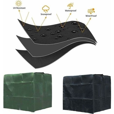 Cubierta Para Tanque De Agua, Cubierta Para Tanque Ibc Para Tanque De 1000 L, Cubierta Protectora Para Contenedor De Tanque De Agua, A Prueba De Polvo, Resistente A Los Rayos Uv, A Prueba De Lluvia, 1