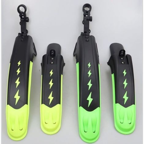 Set Mit 2 Universellen Schutzblechen Für Mountainbikes Und Rennräder, Schnellbefestigung, Kompatibel Mit Fahrrädern Von 24 Bis 29 Zoll.