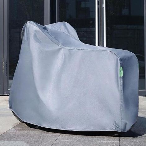 Wasserdichte 210d Motorradabdeckung – Xxl 245 X 105 X 125 Cm – Uv- Und Staubschutz – Reflektierendes Design Für Mehr Sicherheit