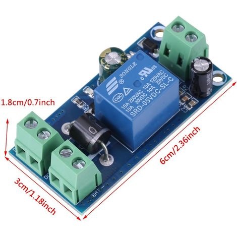 5v 48v 10a Gleichstrom-netzteil/batteriemodul Mit Automatischem Schalter, Notabschaltmodul, Steuerplatine, Relaismodul Und Stromausfallschutzmodul