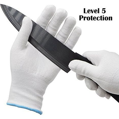 Schnittfeste Handschuhe Der Schutzklasse 5 Für Holzbearbeitung, Glasverarbeitung Und Sicherheitsanwendungen Abriebfest, Säure- Und Laugenbeständig, Größe M