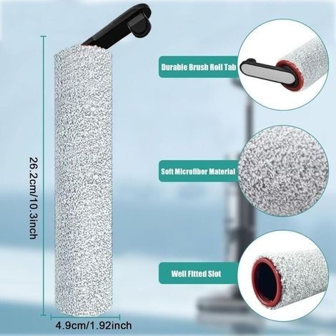 Zubehör Für H12 Pro / H12 Dual / H13 Pro Ersatzteile Für Nass- Und Trockensauger, 2 Rotierende Bürsten + 2 Hepa-filter + 1 Bürste