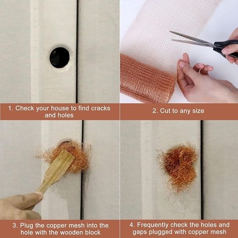 6 Meter Langes, Nagetiersicheres Netzgewebe Mit Ferramol-beschichtung, Geeignet Gegen Schnecken, Mäuse, Ratten, Vögel Und Nematoden, Gestricktes Kupfergewebe Für Den Innen- Und Gartenbereich