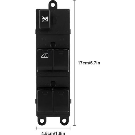 Hauptschalter Für Elektrische Fensterheber Für Navara D40 Pathfinder Qashqai 2005-2016