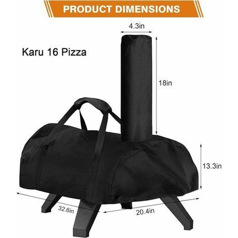 Pizzaofenabdeckung Für 40-cm-pizzaöfen, Wasserdichter Schutz Für Den Außenbereich, Pizzaofenüberdachung, Zubehör Für Den Außenbereich