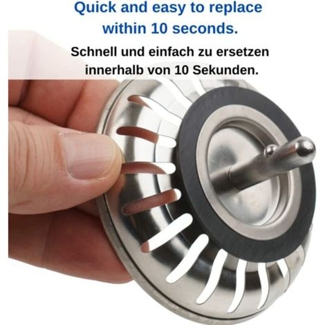 Packung Mit 5 Gummidichtungen Für Spülbeckenstöpsel – O-ring 54 Mm Außendurchmesser, 32 Mm Innendurchmesser – Ersatz Für Franke-filter –