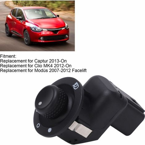 Außenspiegelschalter Für Renault Clio 3 4 Scenic Captur Modus – Spiegelverstellung Und -anklappfunktion – 10-poliger Anschluss – 8200214921