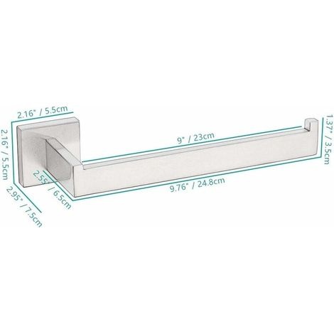 Handtuchstange Aus Edelstahl Sus304, Wandmontage, Moderner Handtuchhalter Für Bad Und Küche, Mattschwarz