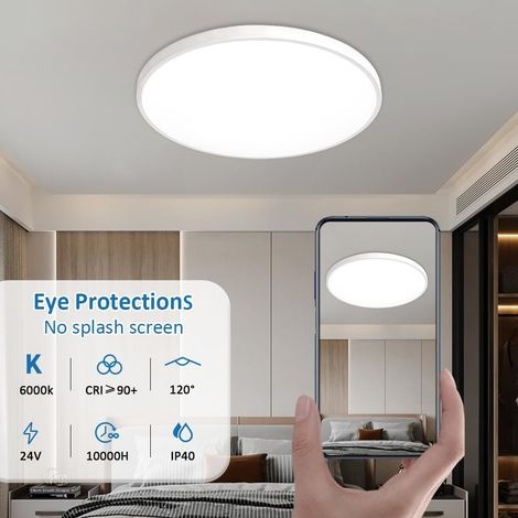 Runde Led-deckenleuchte Ø23cm 20w Warmweißes Licht 4000k Moderne Innenbeleuchtung Geeignet Für Schlafzimmer, Wohnzimmer, Badezimmer