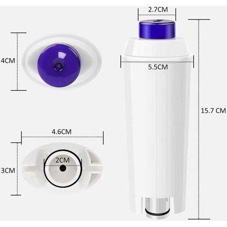 Kompatible Delonghi Dlsc002 Wasserfilterkartuschen Für Kaffeemaschinen – Wasserenthärtung