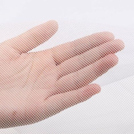 Selbstklebendes Moskitonetz Für Fenster, 160 X 180 Cm, 2er-pack, Insektenschutzgitter, Kein Bohren Erforderlich, Feinmaschig, Weiß, Transparent