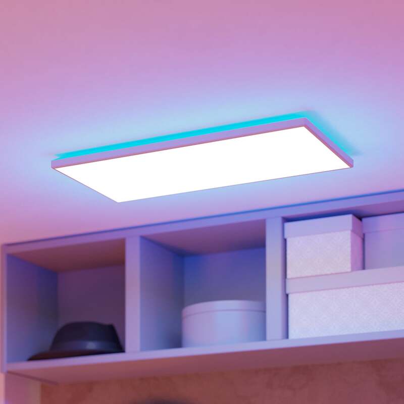 [gebraucht] B-ware Eglo Connect Led-panel Rovito-z 57x30 Cm Dimmbar Multicolor Ip44