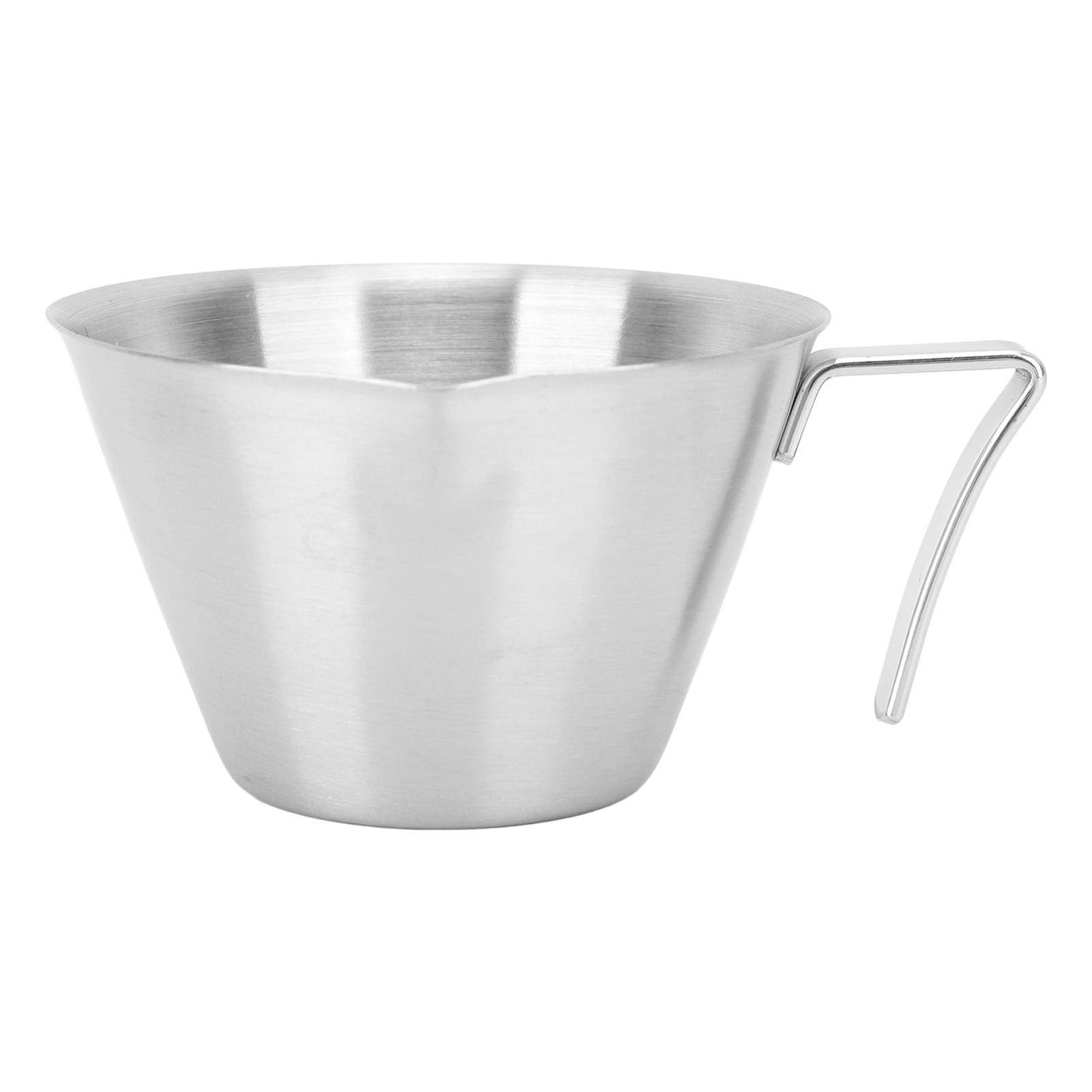 Kaffeemessbecher Aus Edelstahl, 100 Ml, 304 Ml, Tragbar, Rostfreies Metall, Für Zuhause, Café, Büro, Hotel, Silberfarben