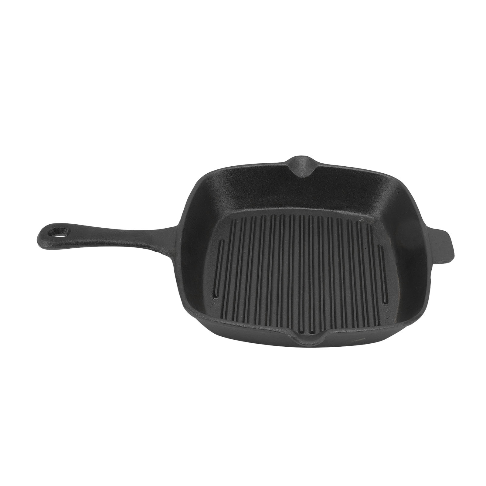 Große Grillpfanne Aus Gusseisen Für Fleisch, Fisch, Steaks Und Gemüse.