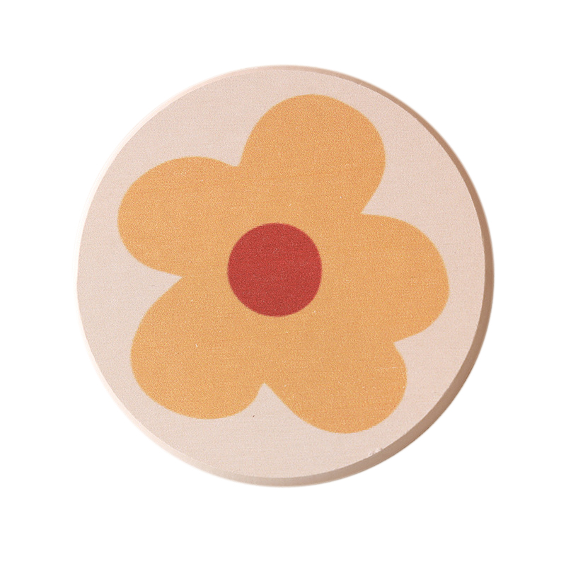 10x10cm Kieselgur-tassenkissen, Teeuntersetzer, Wasserabsorbierende Kieselgurmatte Für Den Esstisch, Seifenblume