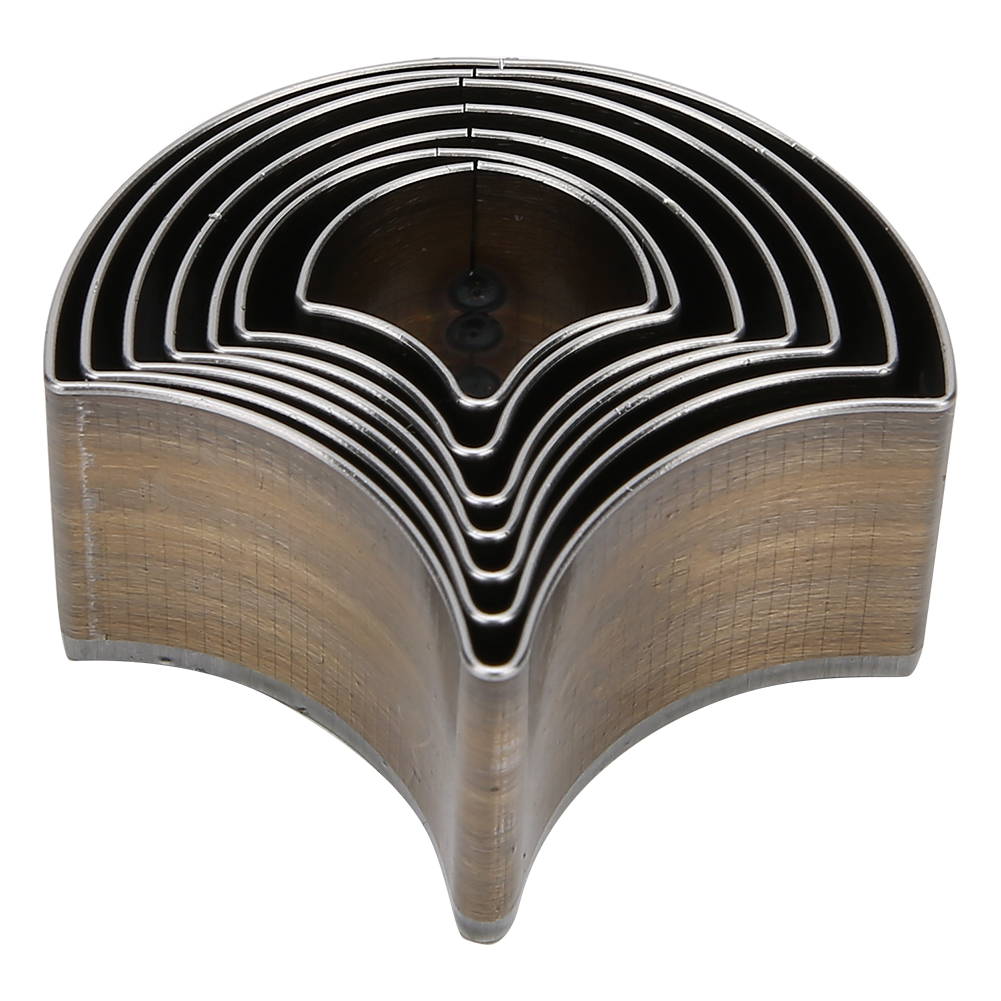 Schneidemesser, Form, Ginkgoblatt-schablone, Diy-formstanze, Handgefertigtes Lederlochwerkzeug, 7-teilig.