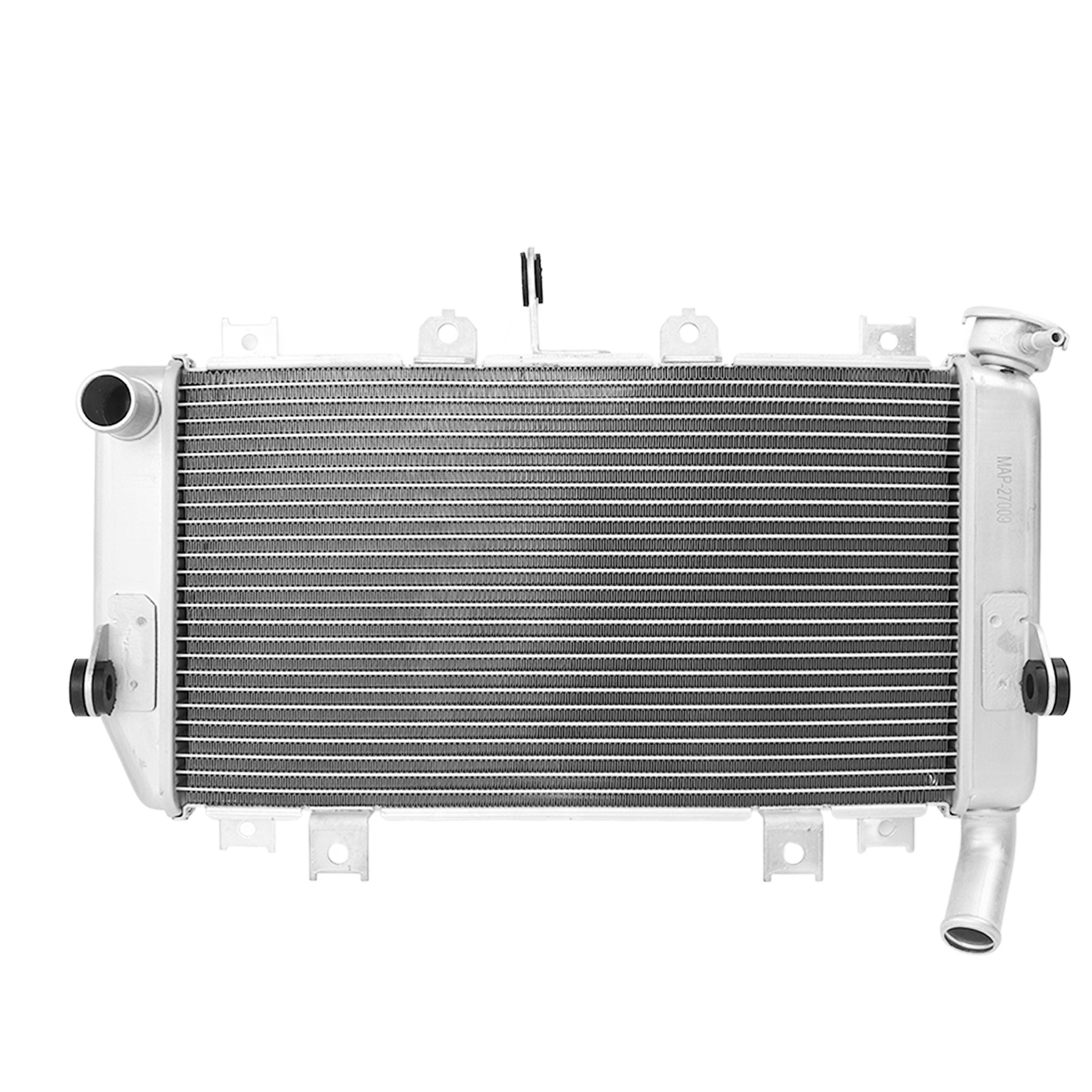 Kühlwassertank Aus Silberfarbenem Aluminium, Schnellersatzteil Für Ninja 400 2018 – 2021.