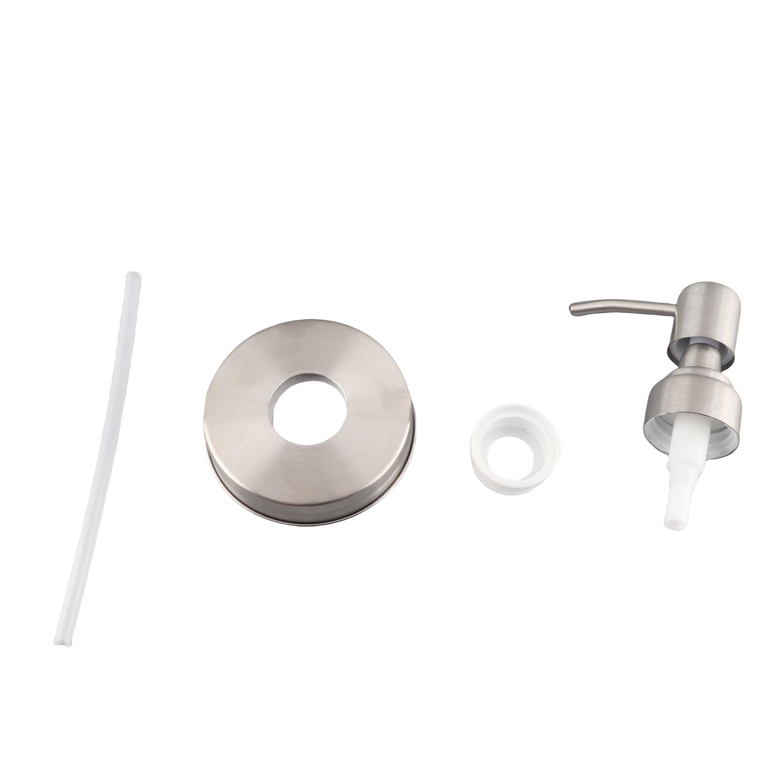 1 Packung Sirupspender-pumpdeckel Für Einmachgläser (2,56 Zoll), Edelstahl, Luftdichter Lebensmittelverschluss Mit Deckel Für Honigdressings