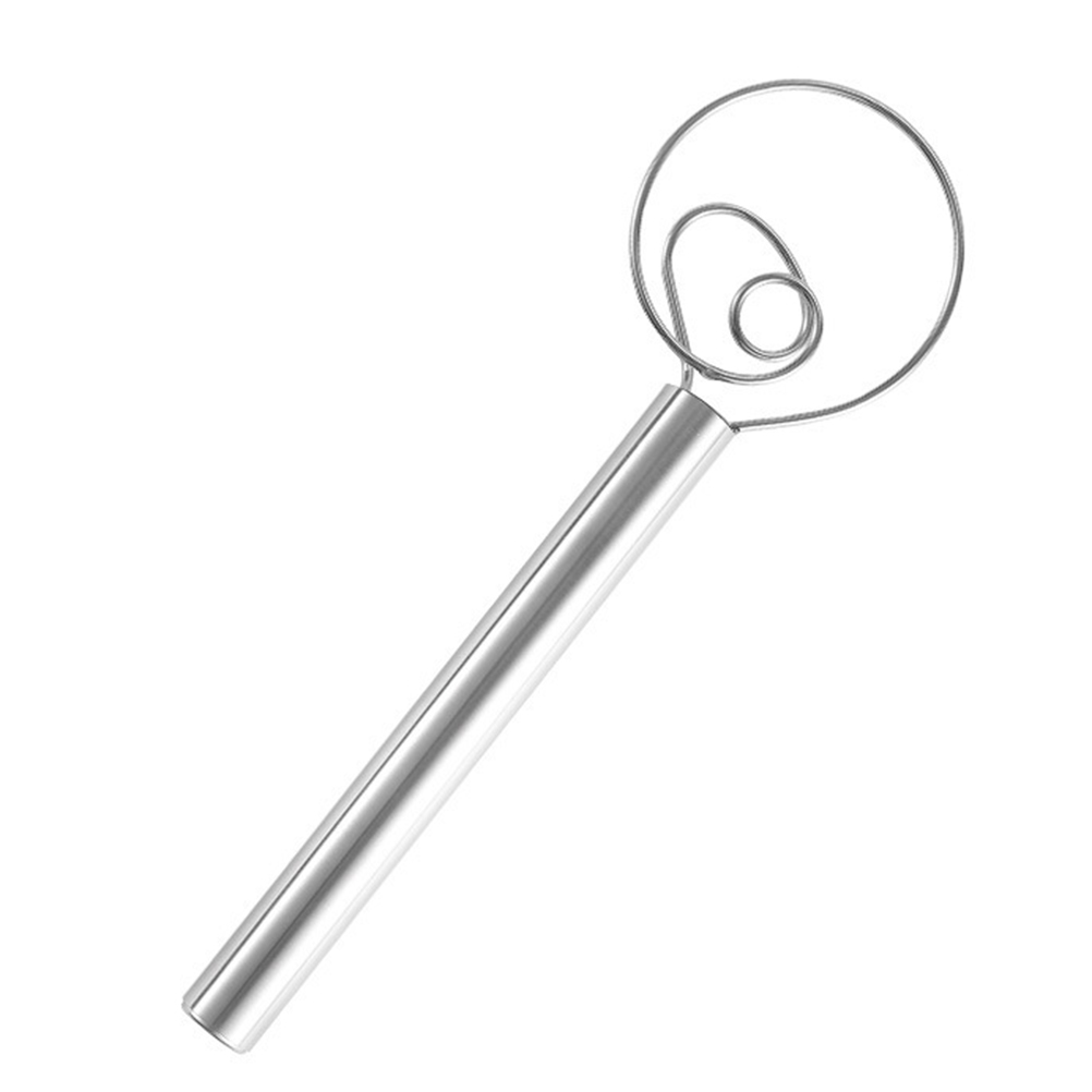 Mehlbesen Aus Edelstahl Mit Spirale, Küchenbesen, Langlebig Und Leicht.