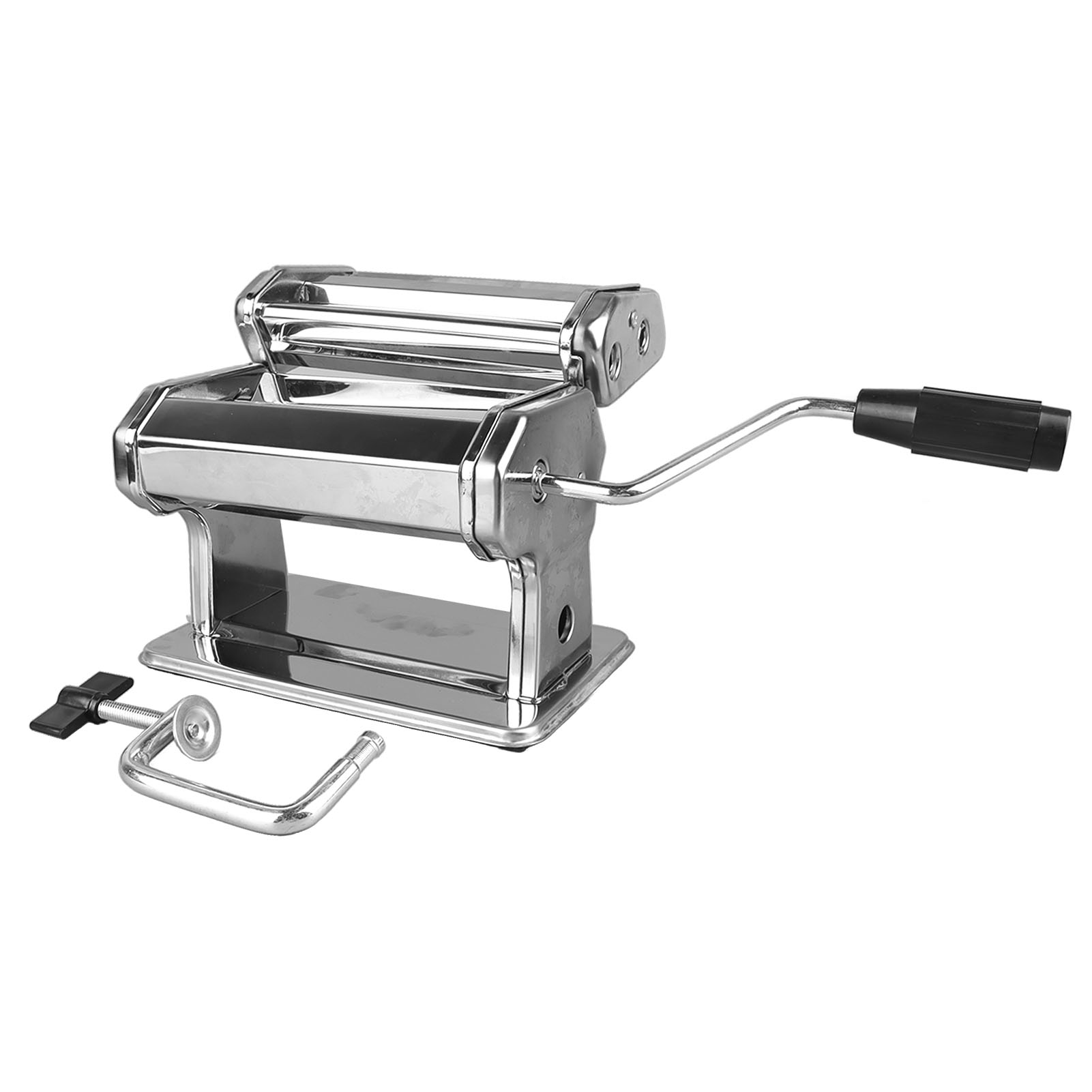 Handkurbel-nudelmaschine, Teigwalze Aus Edelstahl, 7 Dickeneinstellungen Von 0,5 Bis 2,5 Mm