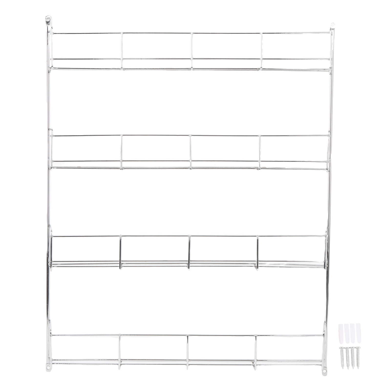 Wandmontiertes Gewürzregal, Vorratsdosenhalter Aus Eisen, Küchenschrankregal, 4-stufige Speisekammertür