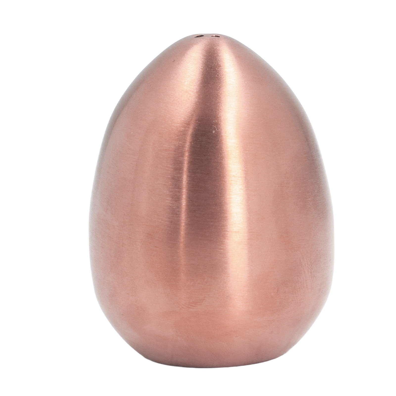 Salzstreuer In Eiform Aus Edelstahl, Ideal Für Gewürze, Grillabende, Restaurants, Bankette Und Partys. Farbe: Roségold.