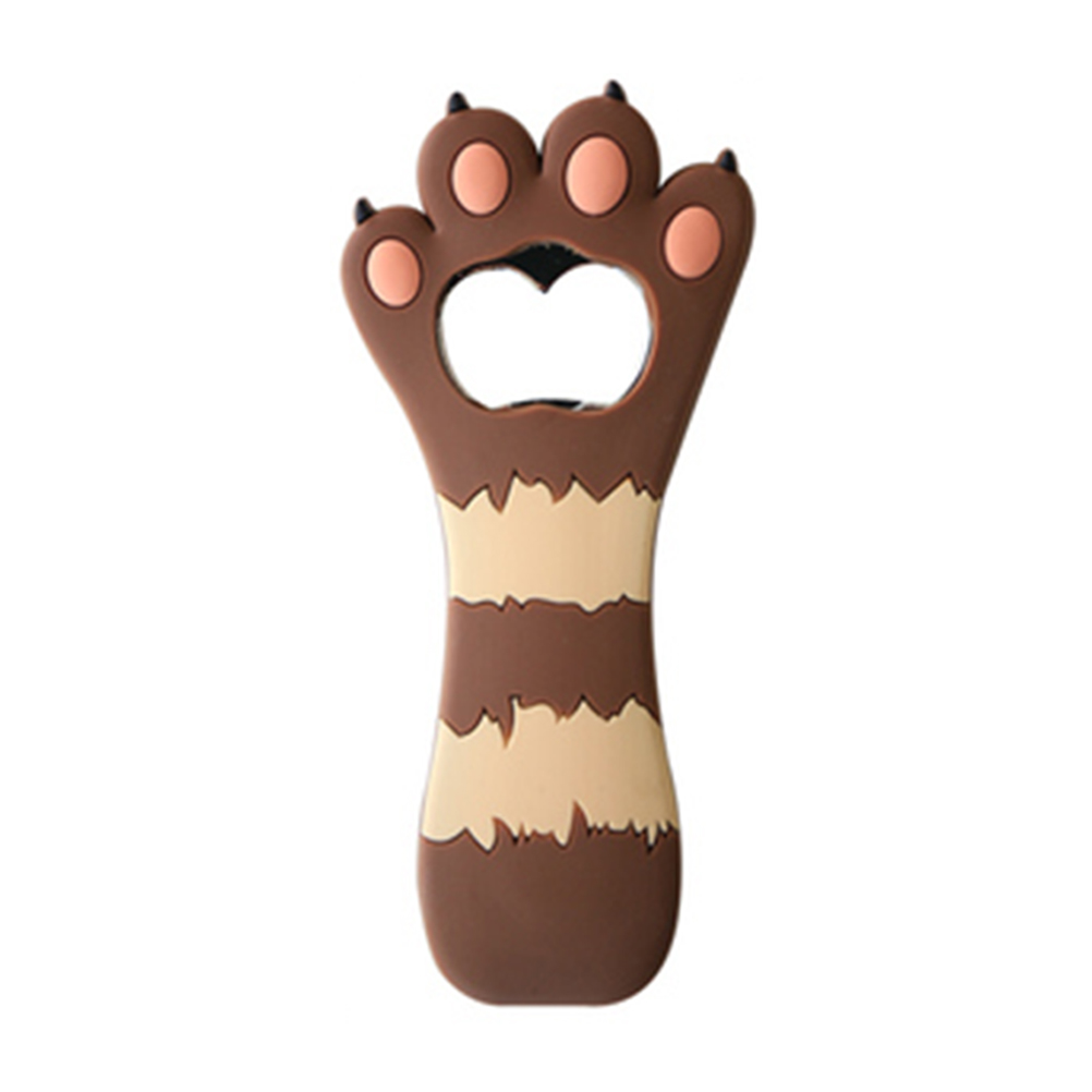 Tragbarer Flaschenöffner In Form Einer Katzenpfote, Für Küchengläser Und Bierflaschen.