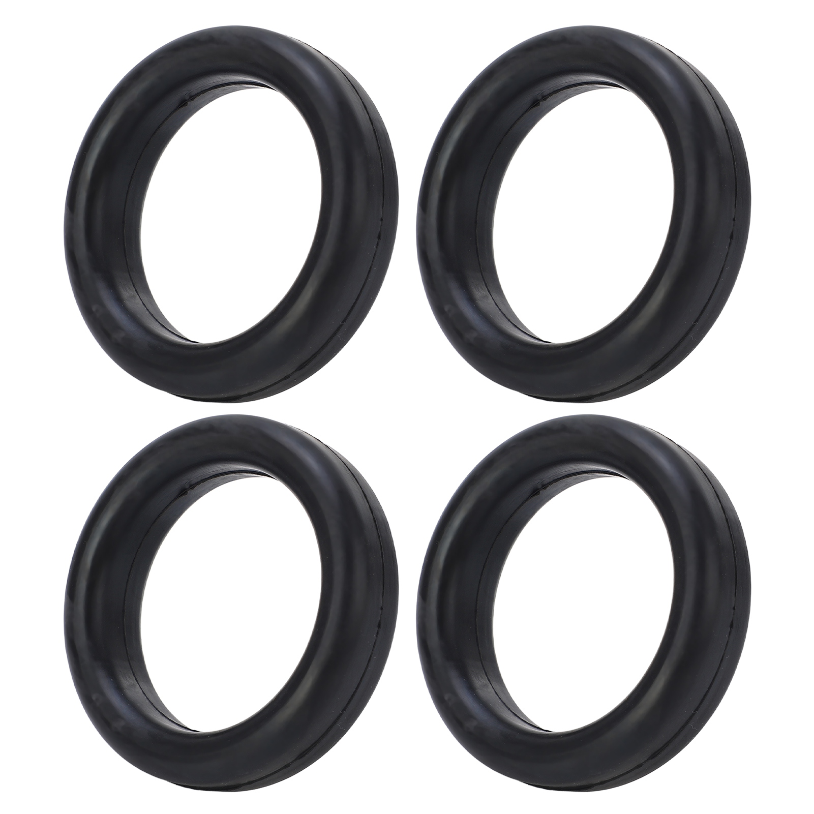 4 Stück 2 Zoll O-ring Br554 Auspuffhalterung Schwarz, Langlebige Geräuschreduzierung Für Fahrzeuge.