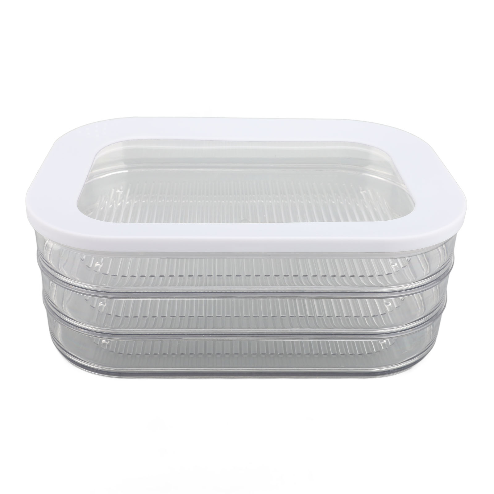 Professioneller Wurstbehälter, Großes Fassungsvermögen, Rechteckig, Dickwandig, Luftdicht, Transparent, Speck-lunchbox Mit Deckel Für Den Kühlschrank