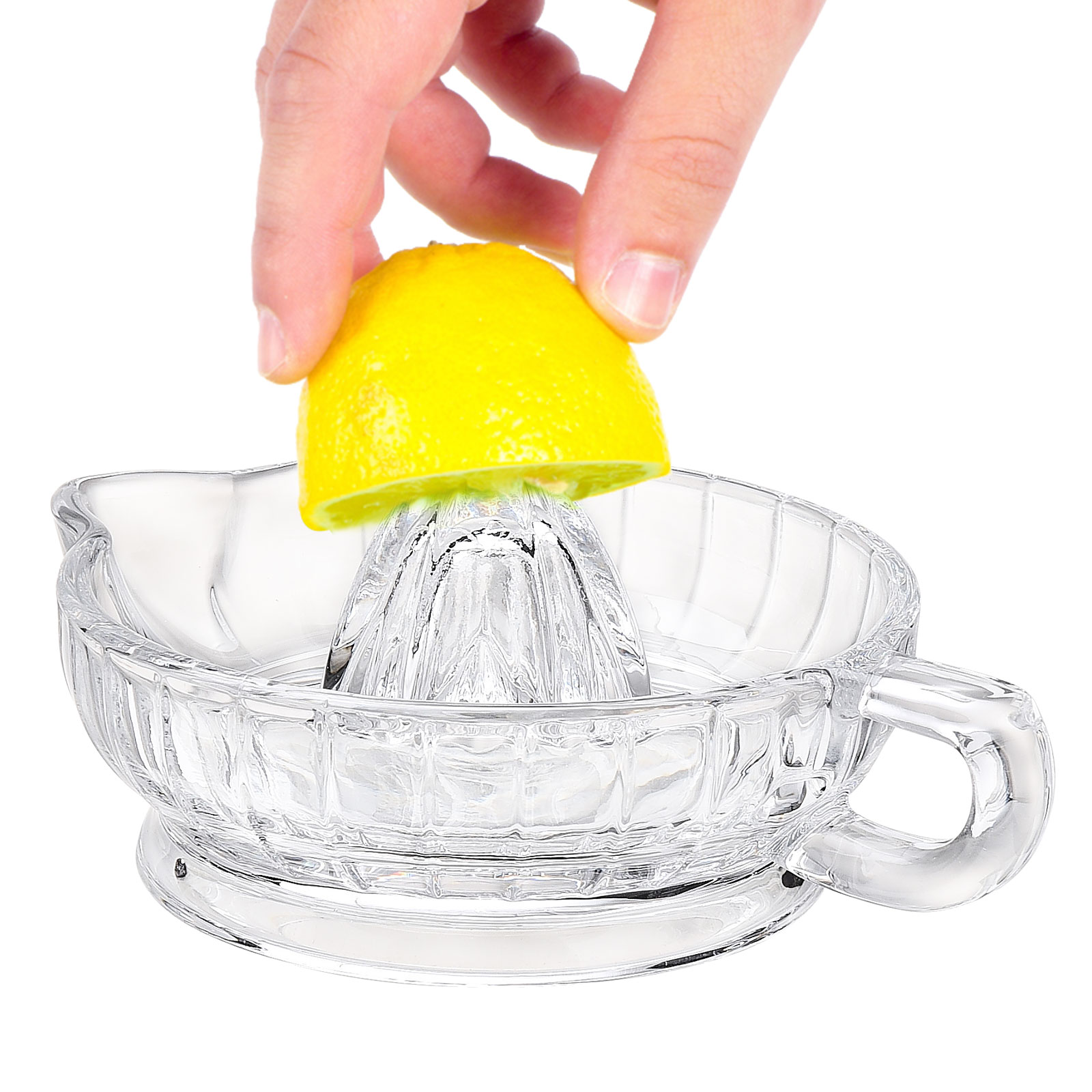 Zitronenpresse Aus Glas Für Die Küche, Zitruspresse Für Zuhause, Camping, Picknicks, Reisen Und Partys.