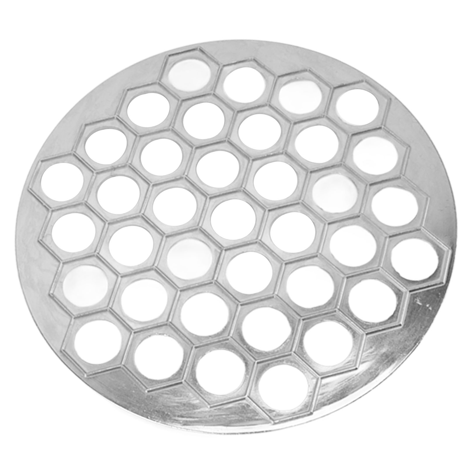 Russische Form Für Ravioli, Teigtaschen Und Pelmeni Aus Aluminiumlegierung, 37 Löcher, Silberfarben.