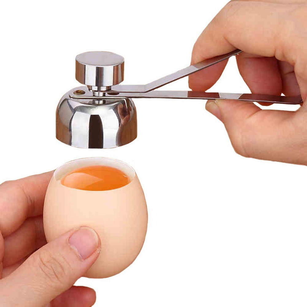 Praktischer Eierschneider Und Eierschalenöffner Aus Edelstahl