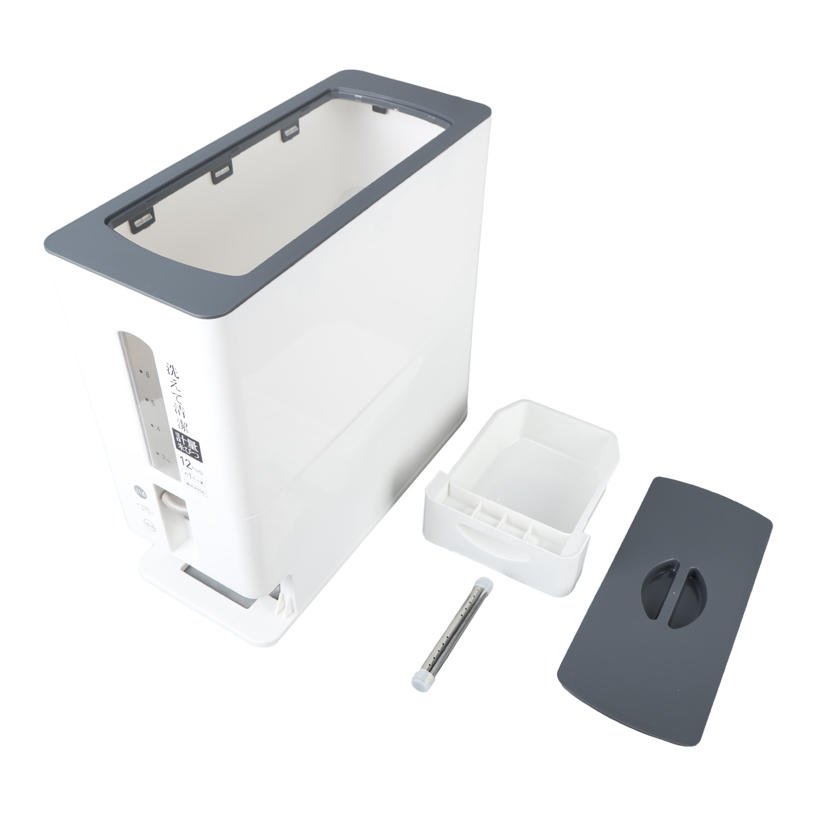 Automatischer 12-kg-reisbehälter, Schubladentyp, Intelligenter Dosierer, Behälter Für Bohnen, Getreide, Müsli, Weißweinessig