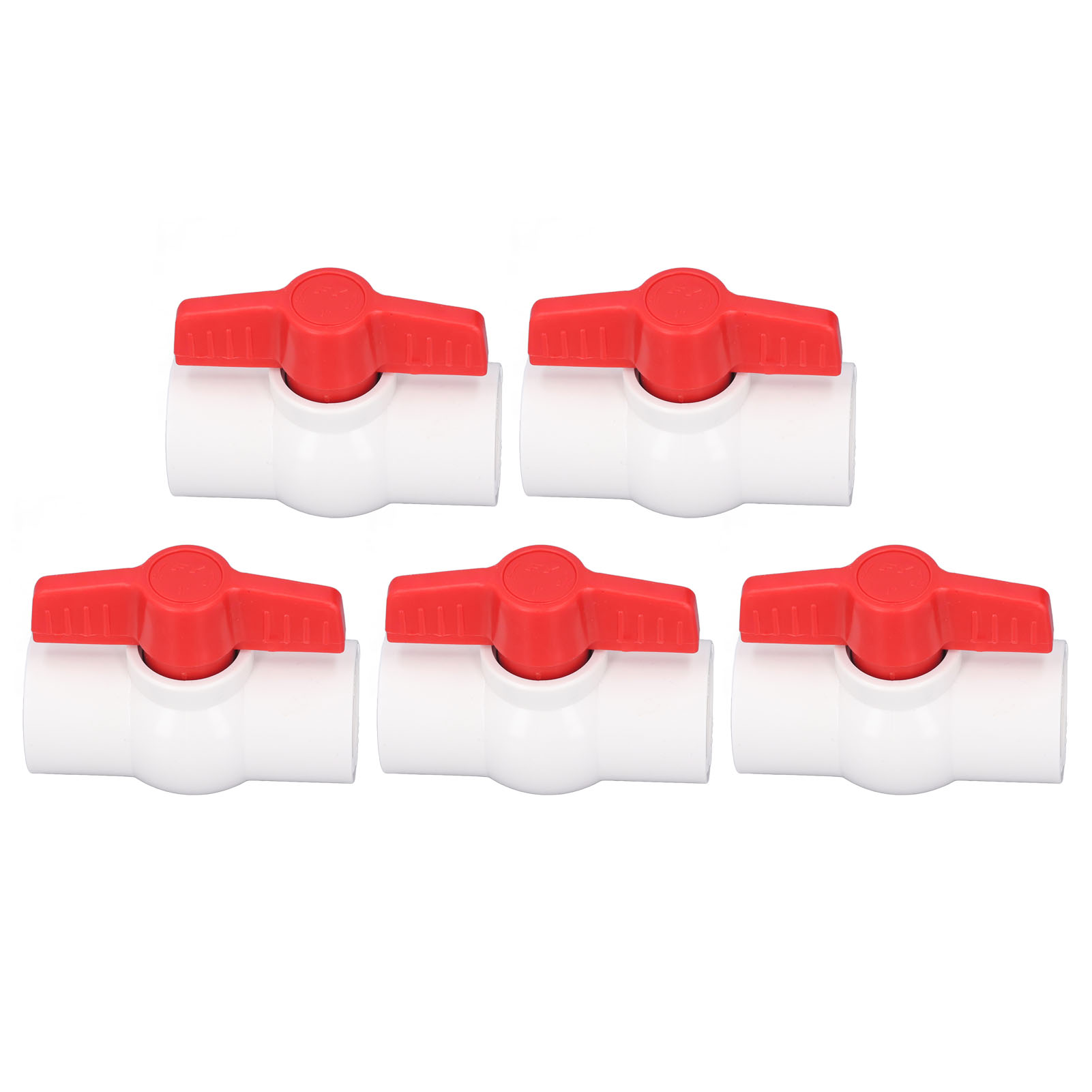 Kugelhahn Für Die Wasserversorgung, 5 Stück, Schraubschalter Aus Pvc-kunststoff, Schlauch, Schnellkupplungen, Innendurchmesser 25 Mm.