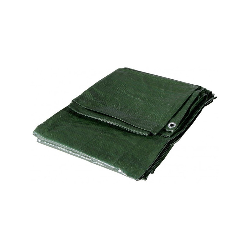 Grünes Augenloch-tuch 6x8 M Aus 120 G/m² Polyethylen