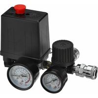 Luftdruckschalterregler 220 V 0–180 Psi G1/4 3000 L/min Professionelles Aluminium