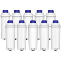 10-teiliges Filterset, Kompatibel Mit Delonghi Dlsc002 - Aktivkohlefilter Für Kaffeemaschinen