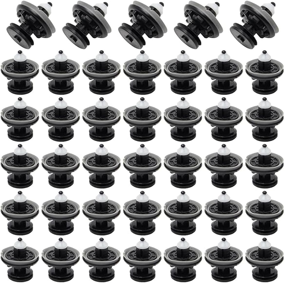 40 Stück Türverkleidungs-befestigungsclips 7l6868243, Kunststoff-türdichtungs-befestigungsclips Für T5, Golf 5, 6, 7, Passat, Polo, Skoda, Caddy, Audi A4, A5, A6