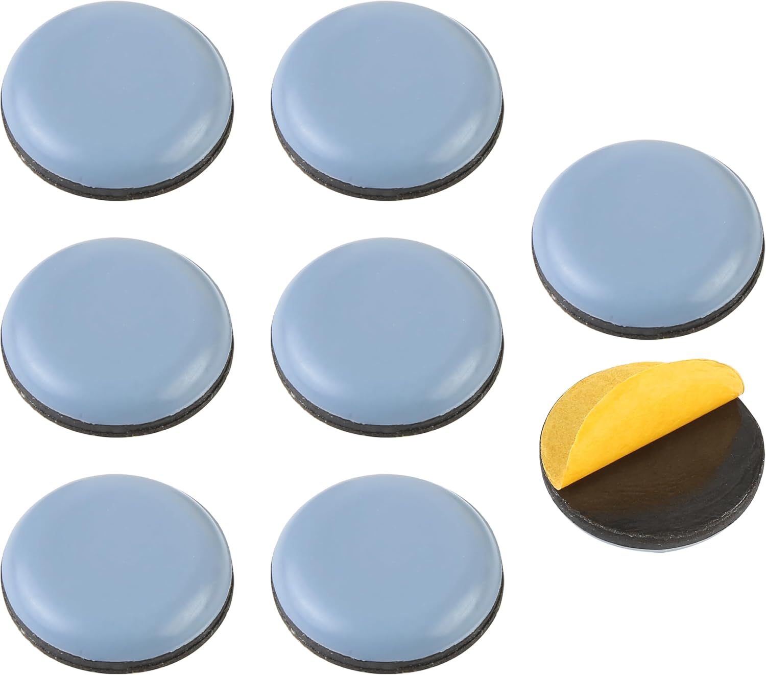 Möbelgleiter, Ptfe-teflon-quadrat-selbstklebegleiter, Geeignet Für Glatte Böden Und Teppiche, 8 Stück, 20 Mm Durchmesser
