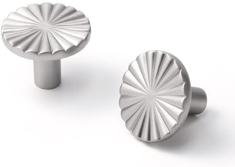Set Mit 2 Schubladengriffen Aus Gebürstetem, Satiniertem Nickel-zinklegierung Für Küche, Bad, Kleiderschrank, Kommode