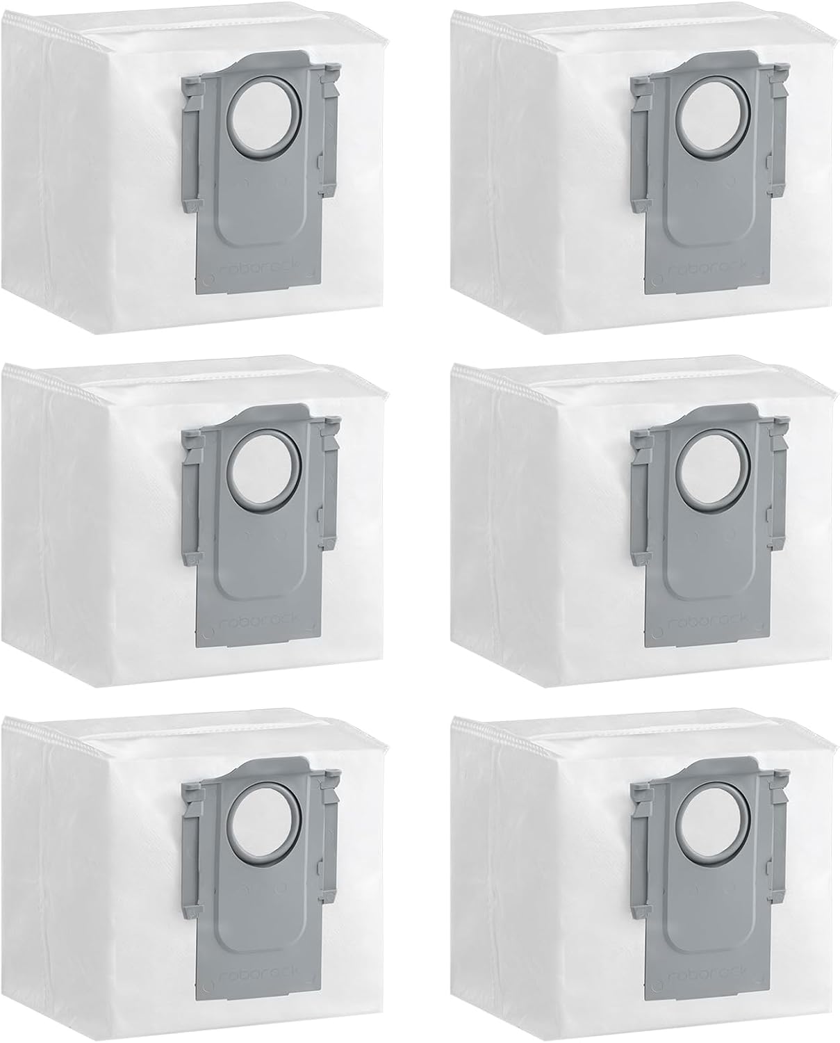 6 Staubsaugerbeutel Für Roborock Q7 L5+, Zubehör Für Roborock Q7 M5+, Q5 Pro+, S7 Max Ultra, Q8 Max+, Q10 S5+, Q5 Max+, Q7 Max+, S8+, S7 Maxv Ultra, S7 Pro Ultra, 2,5 L Fassungsvermögen
