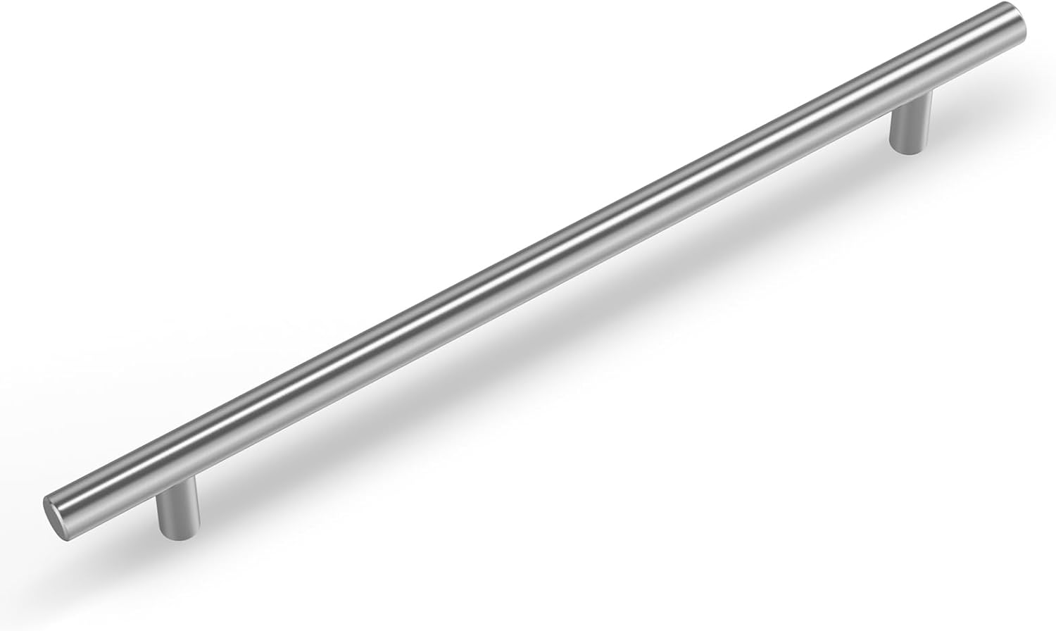 Set Mit 10 Küchenschrankgriffen, 160 Mm Küchengriffe, Silberne Küchengriffe, Möbelgriffe Aus Edelstahl Und Gebürstetem Nickel, 160 Mm Lochabstand