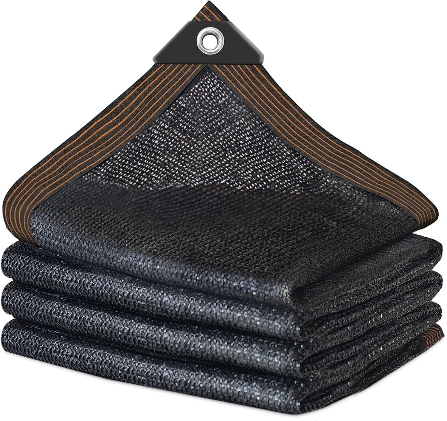 Schattierungsnetz Mit Ösen, 1 X 2 M, Schwarz, Sonnenschutz Für Garten Und Terrasse, 70 % Schattierung, Uv-beständig, Geeignet Für Ställe, Gärten Und Den Außenbereich