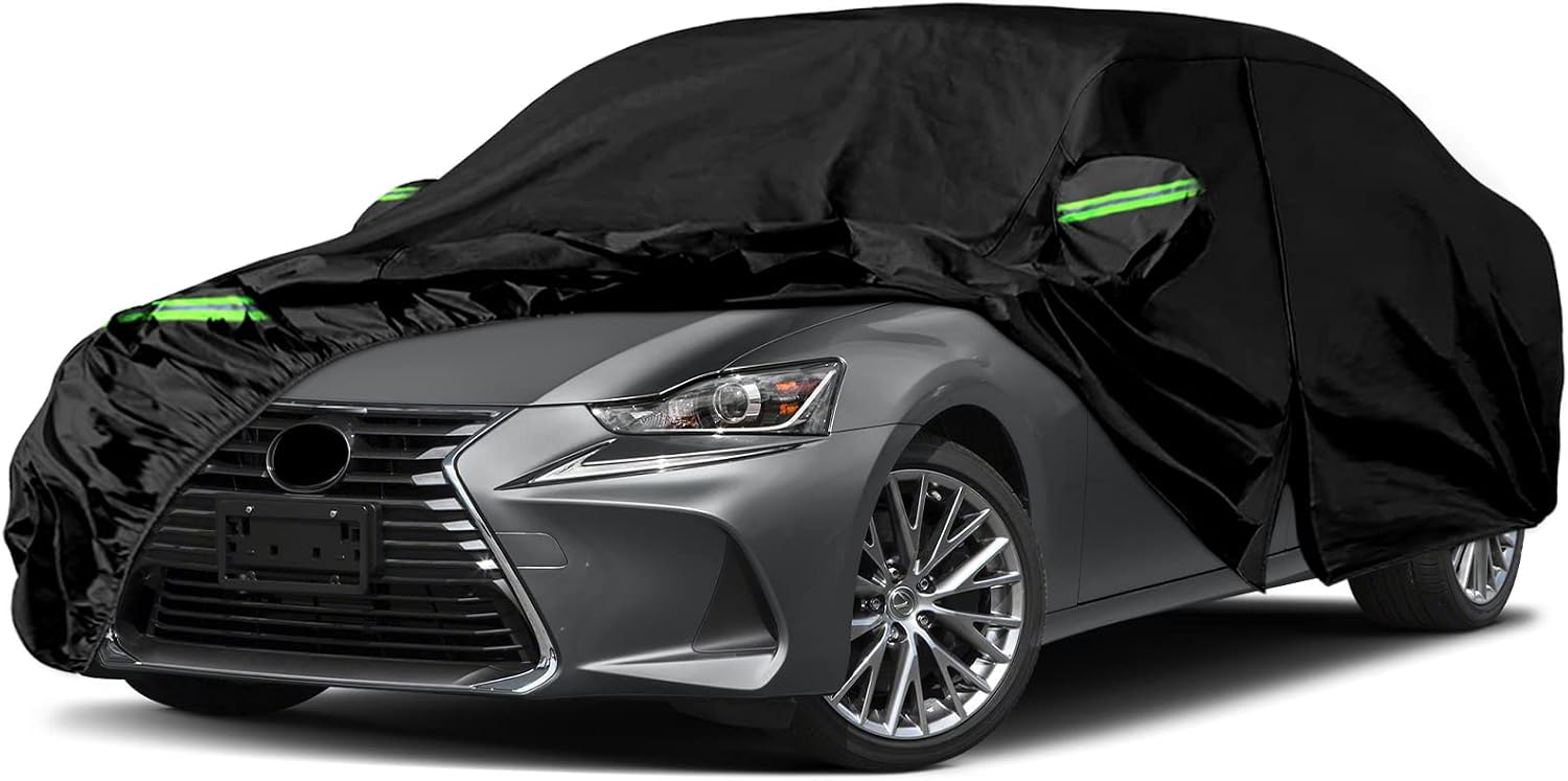 Wasserdichte Ersatz-autoabdeckung Für Lexus Is250 Is250c Is300 Is350 2005-2024, 6-lagig Mit Türreißverschluss Und Winddichten Streifen Zum Schutz Vor Schnee Und Regen,