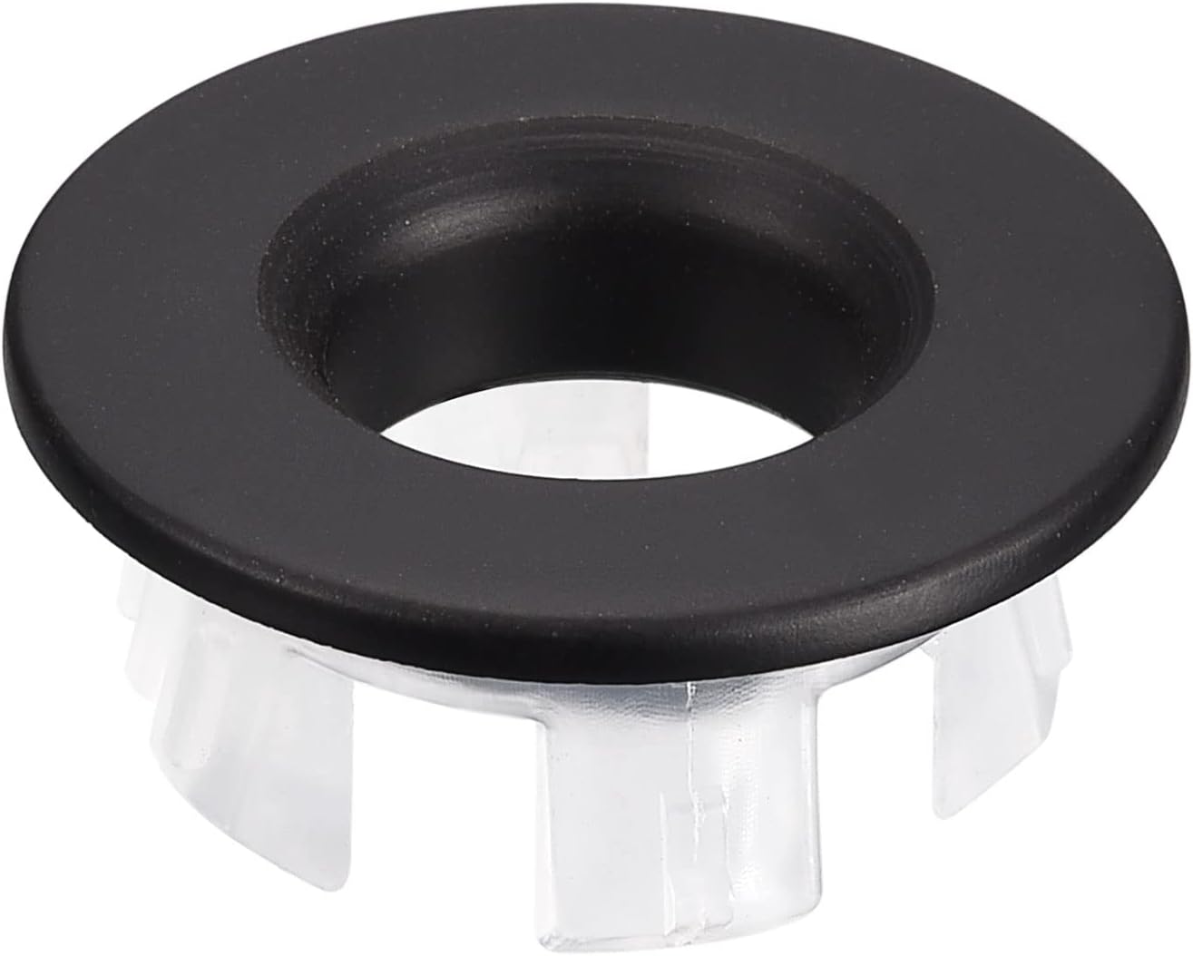 Überlaufabdeckung Für Spülbecken, Überlaufringe 25,3 Mm, Runde Abdeckkappen Für Küchen- Und Wc-abflüsse, Schwarz